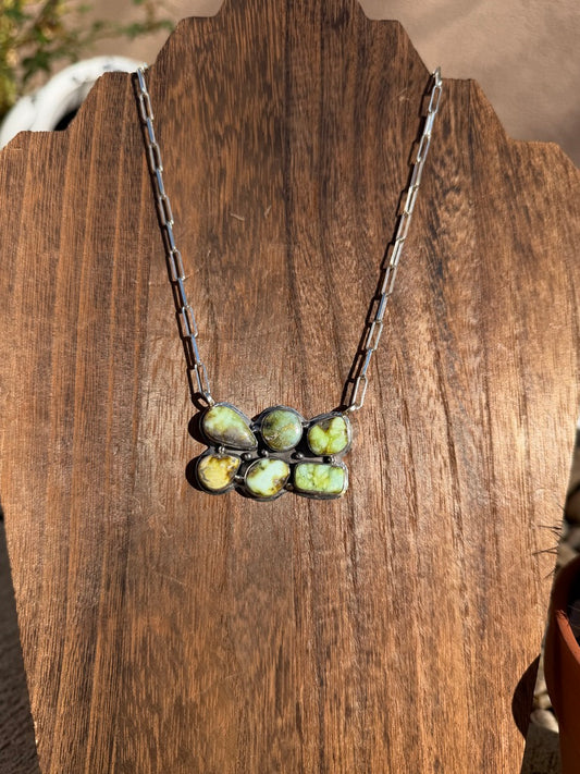 Palomino girl bar necklace 18"