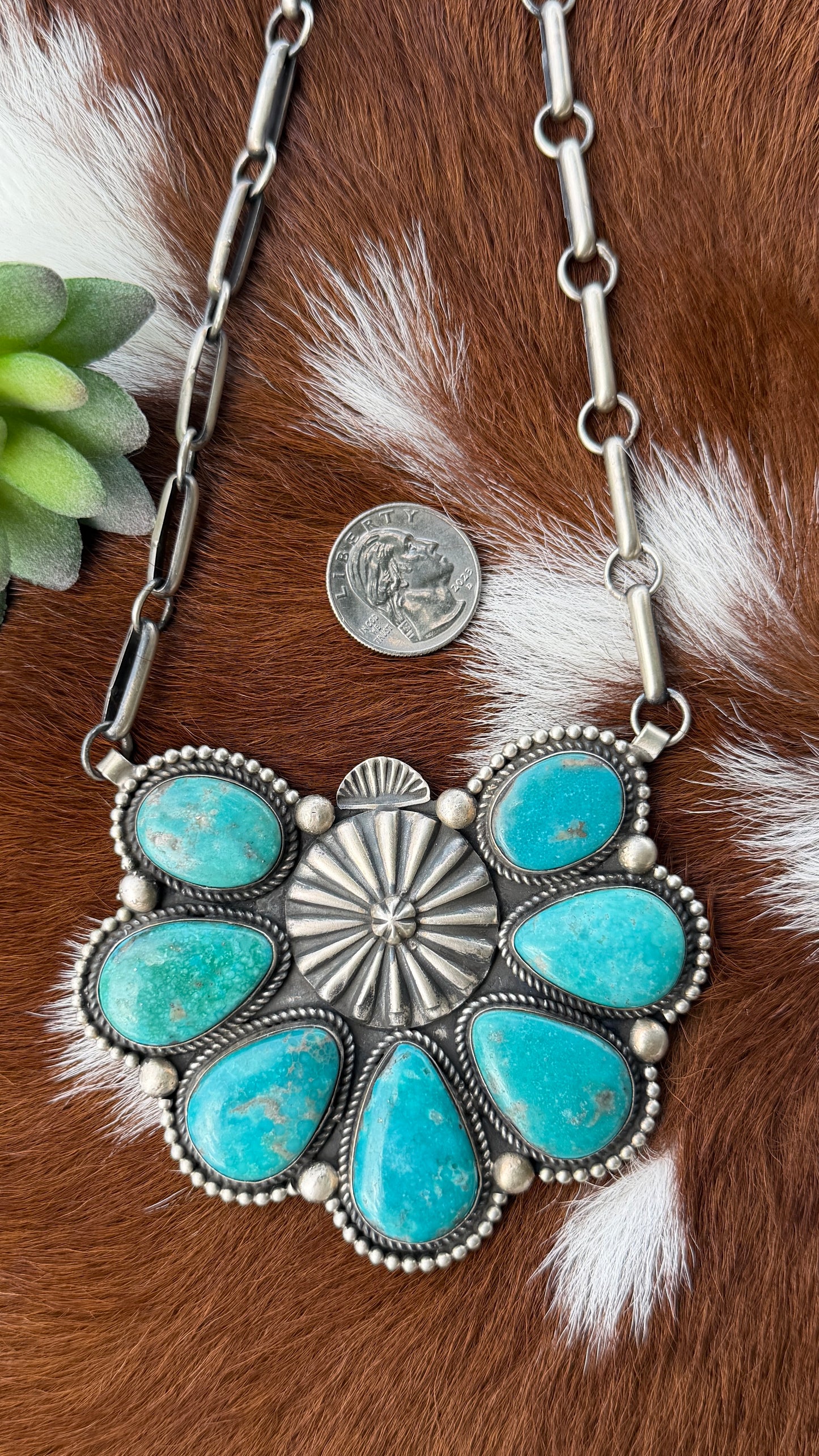 Alex Sanchez Kingman Turquoise large cluster
