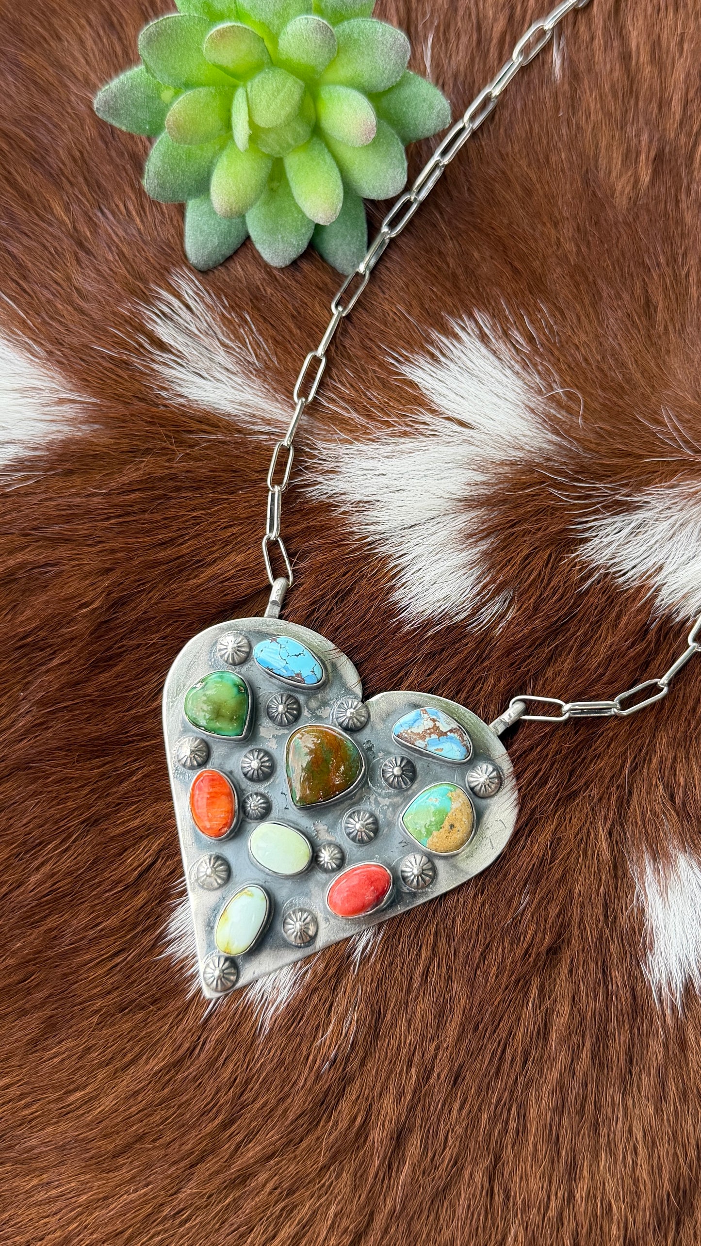 Multi stone heart