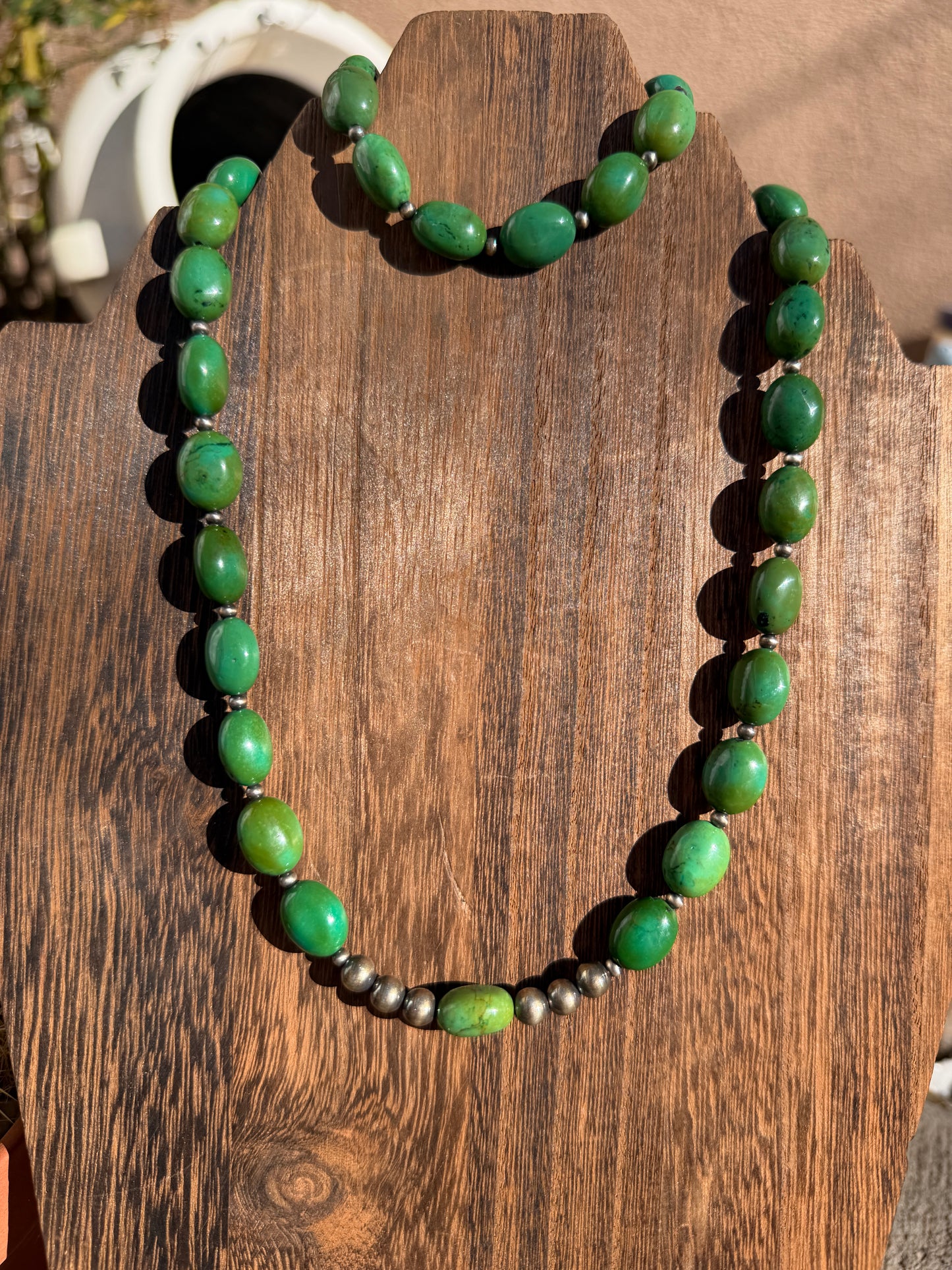 Grandma Cactus TQ & Pearls set 18"