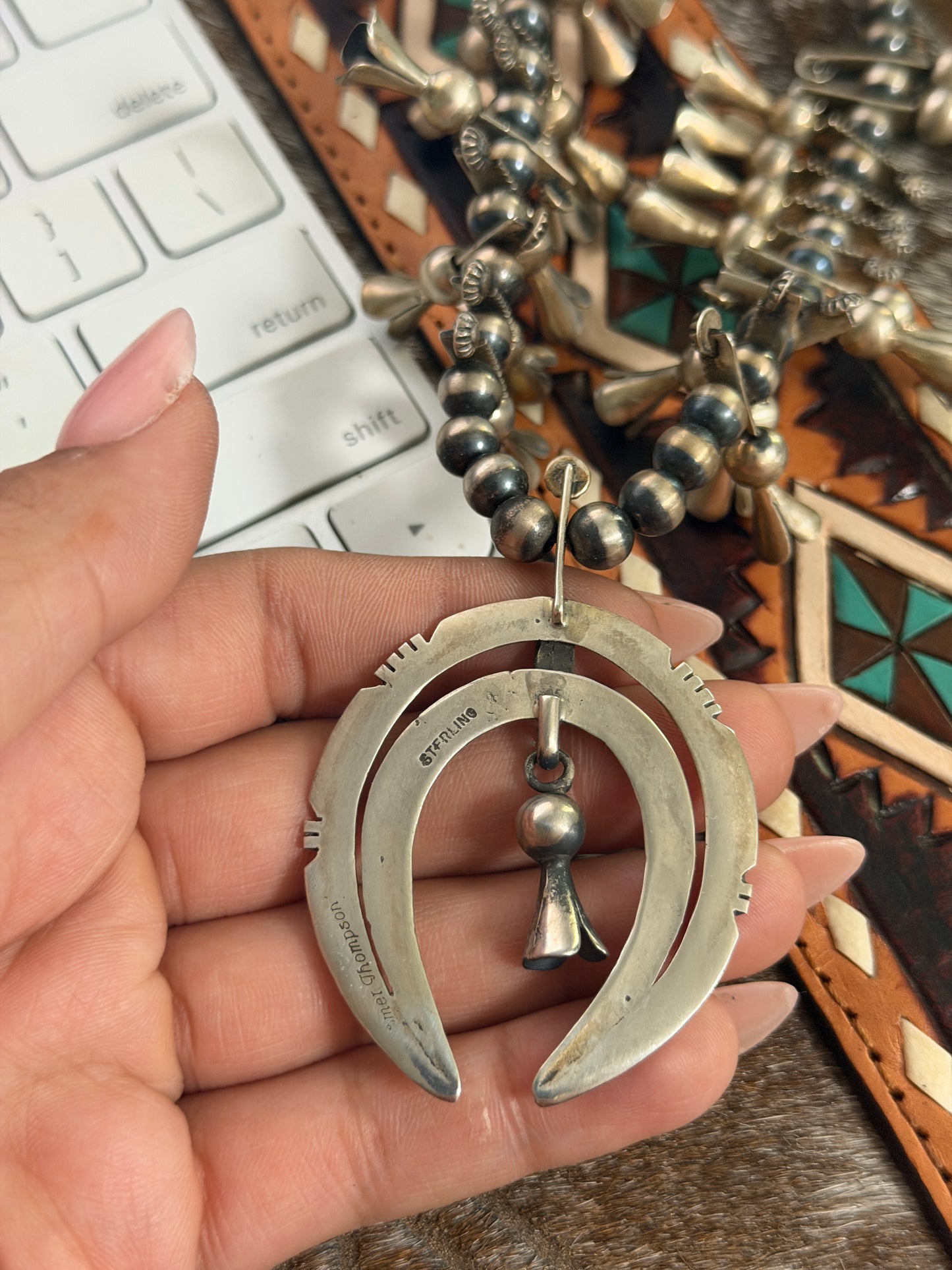 Emer Thompson Silver Squash blossom