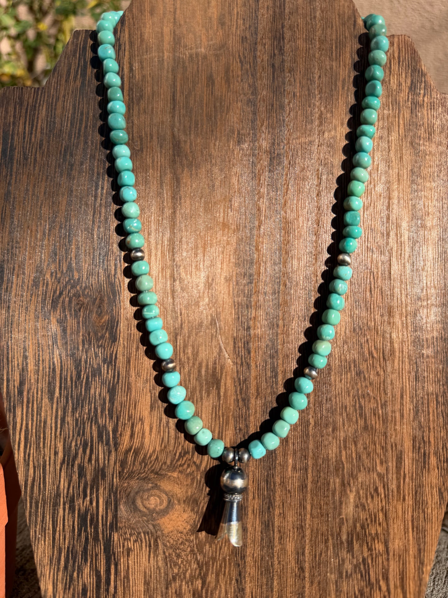Turquoise & Blossom 18"