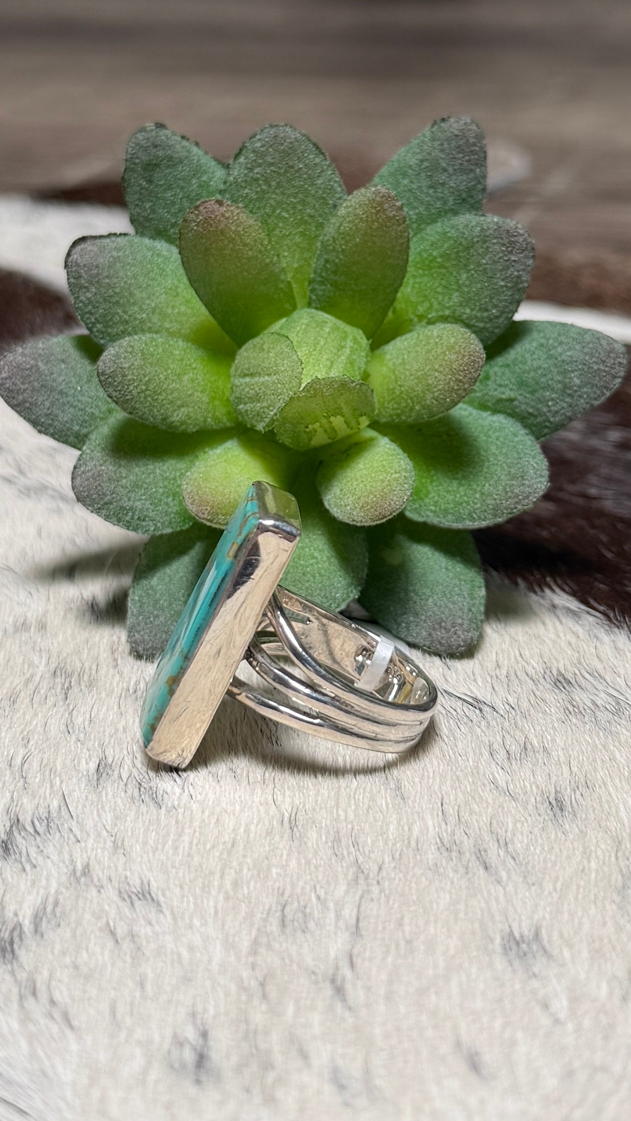 Royston Turquoise Ring, Size 7