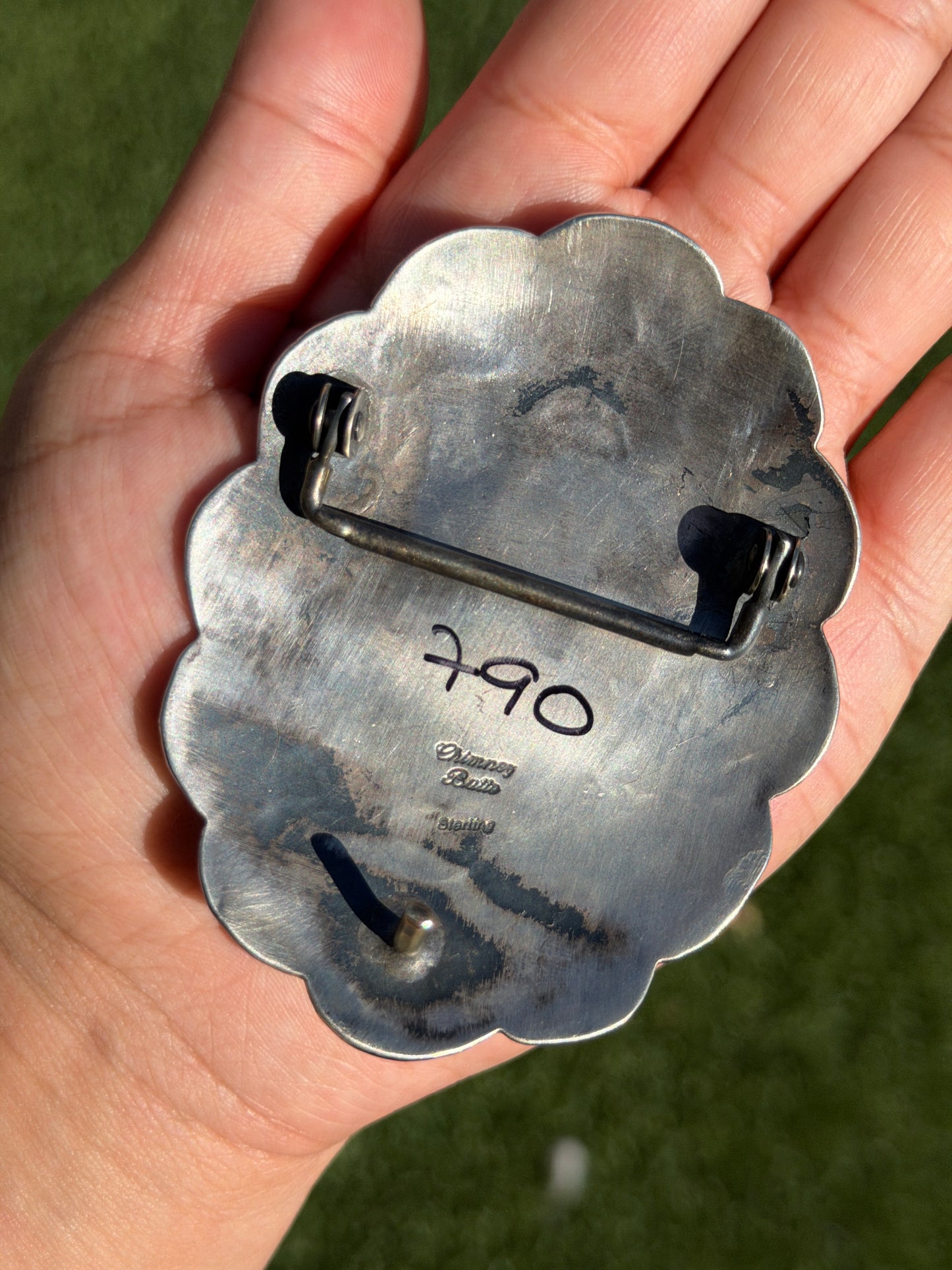 Chimney Butte Sonoran belt buckle