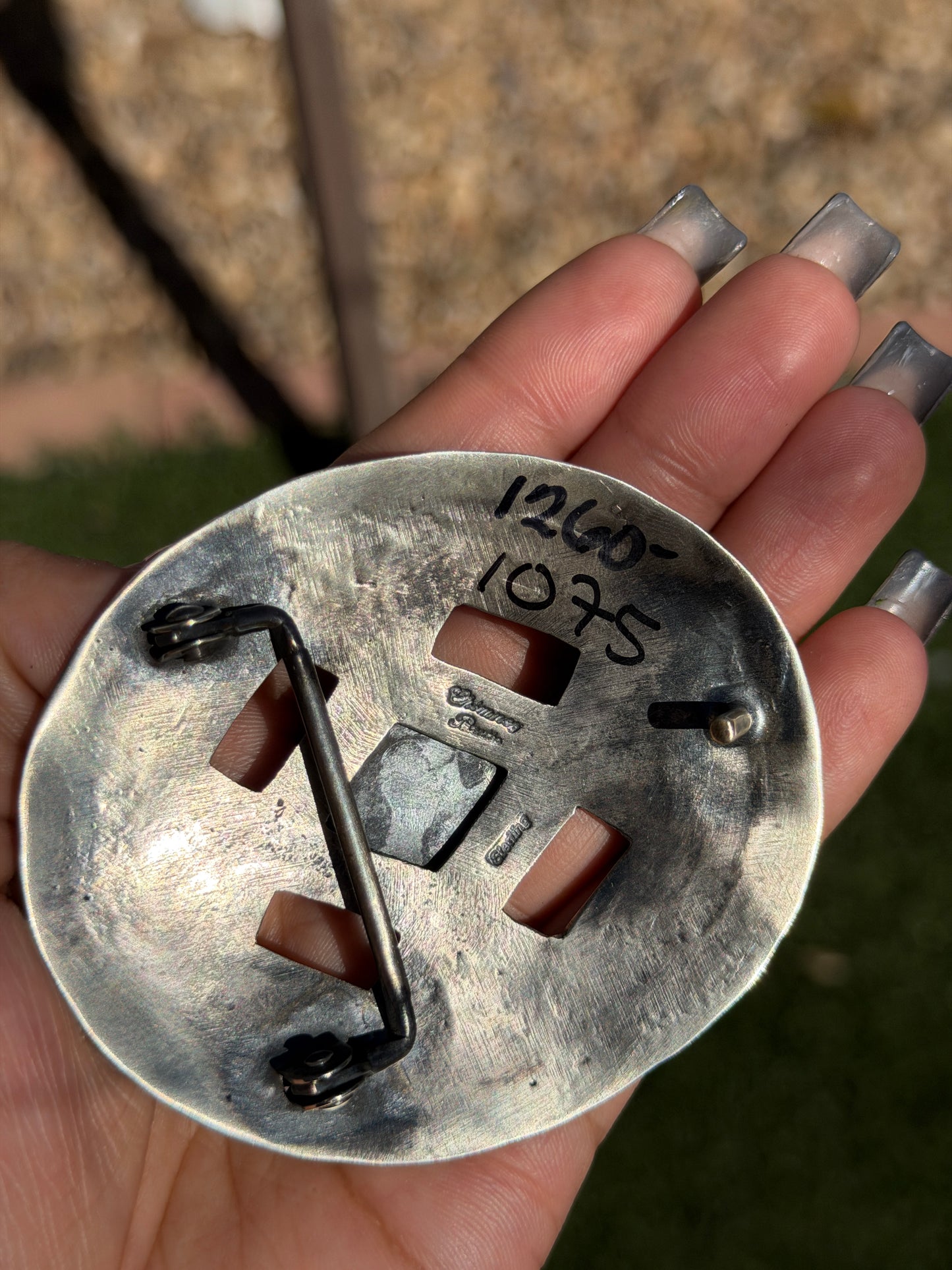 Chimney Butte Sonoran belt buckle