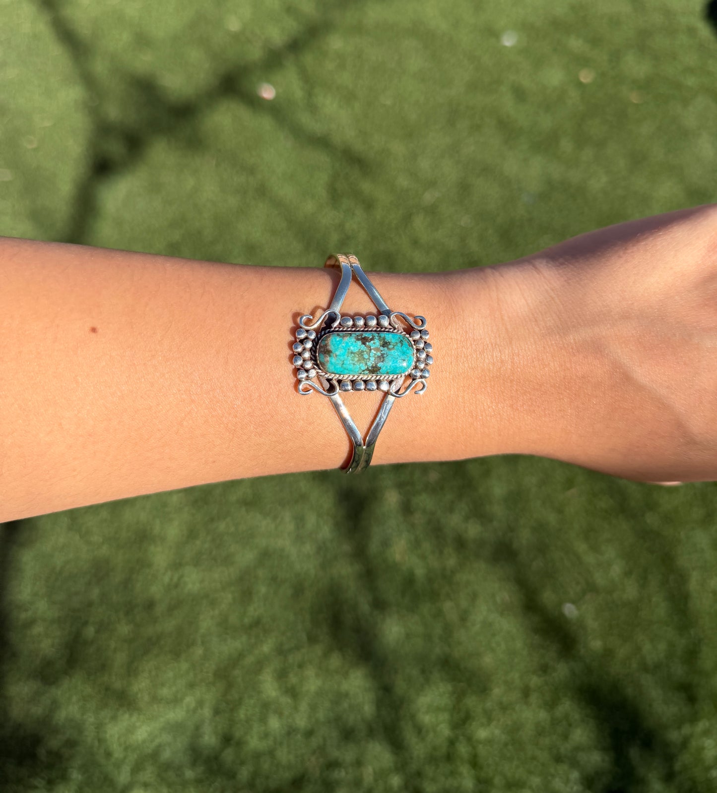 Turquoise Bar cuff