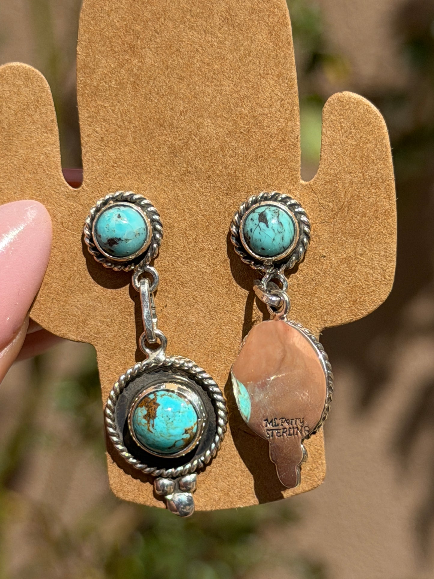 ML Perry Mine #8 dangle earrings