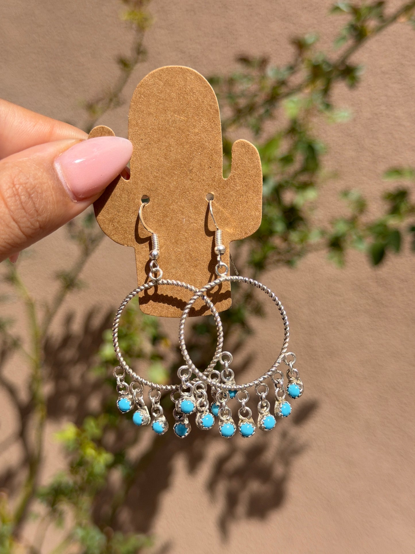 Zuni handmade hoops