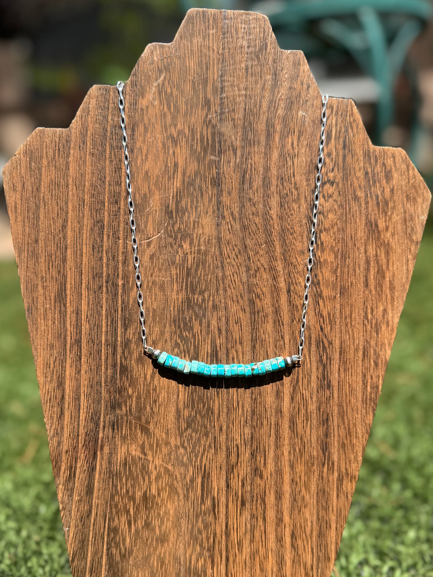 Turquoise Heishi necklace