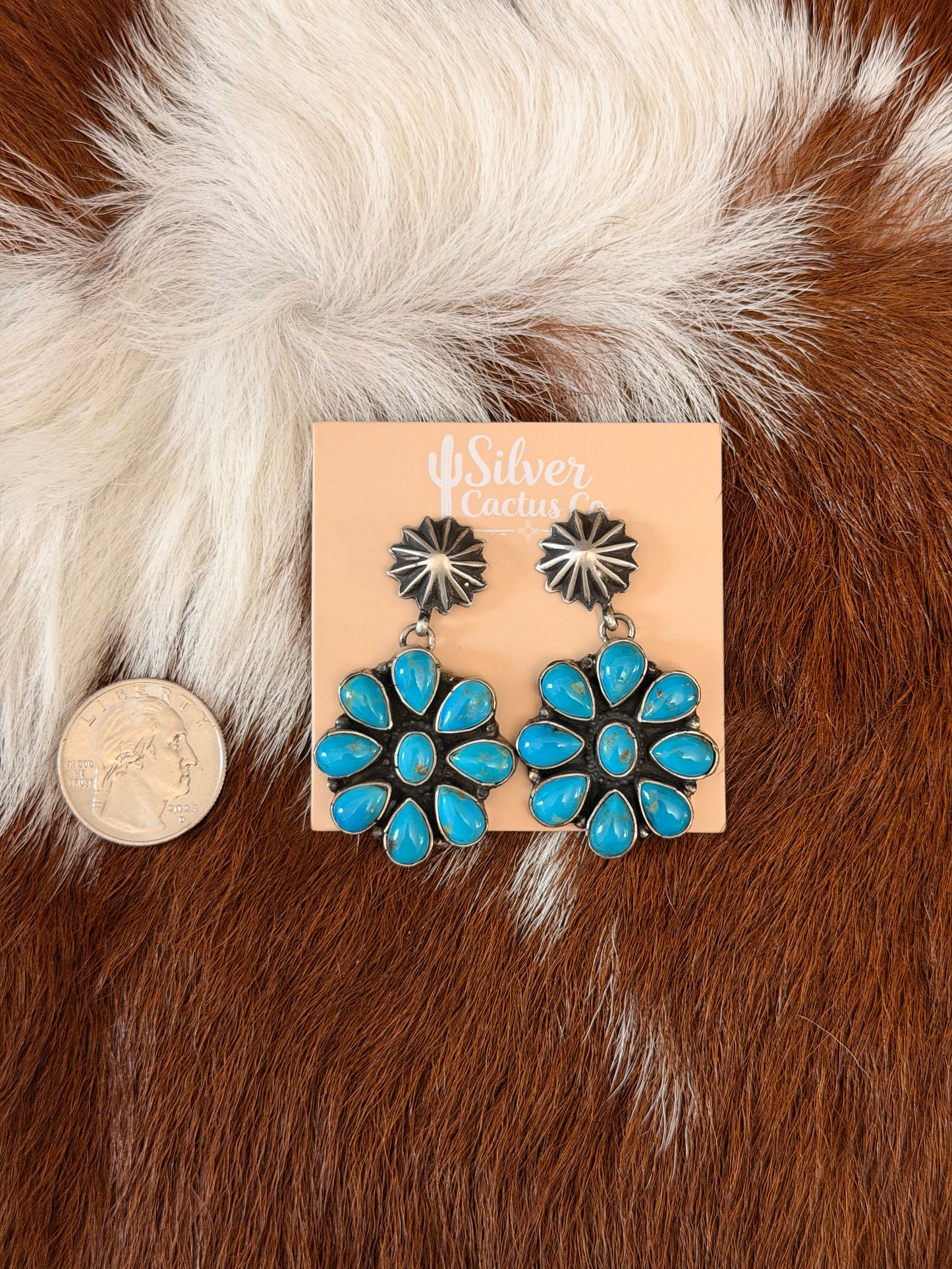 Marcella James Kingman Cluster Earrings