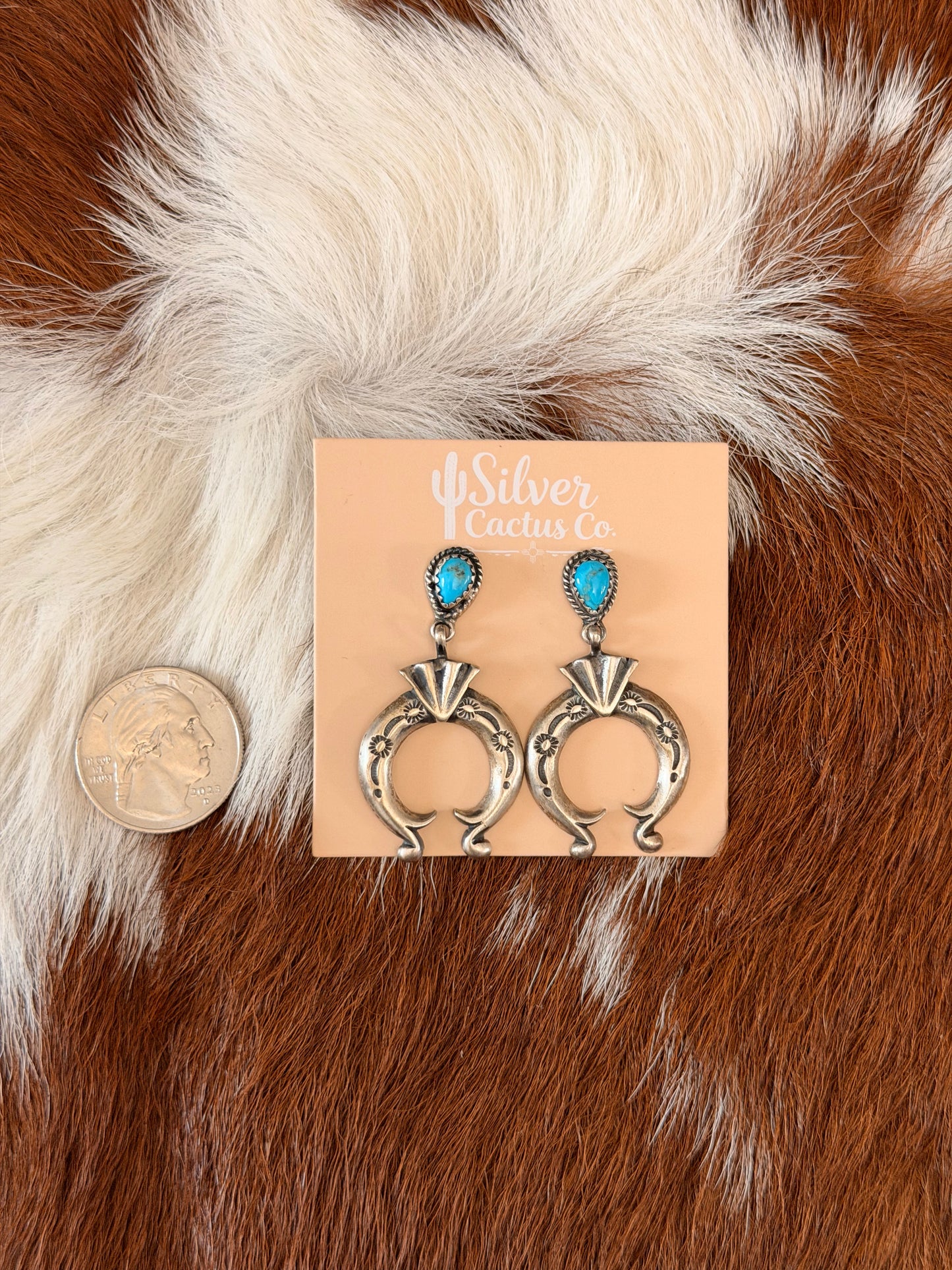 Post Dangle Naja Earrings