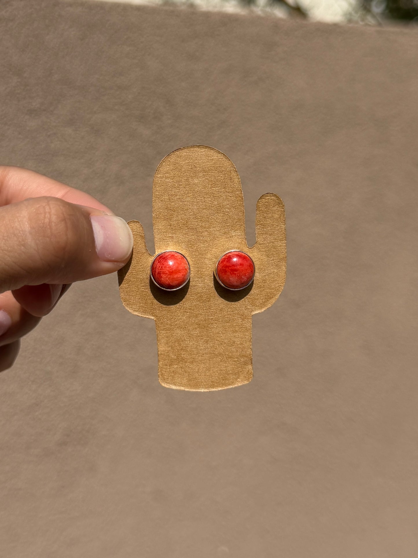 Red Spiny studs