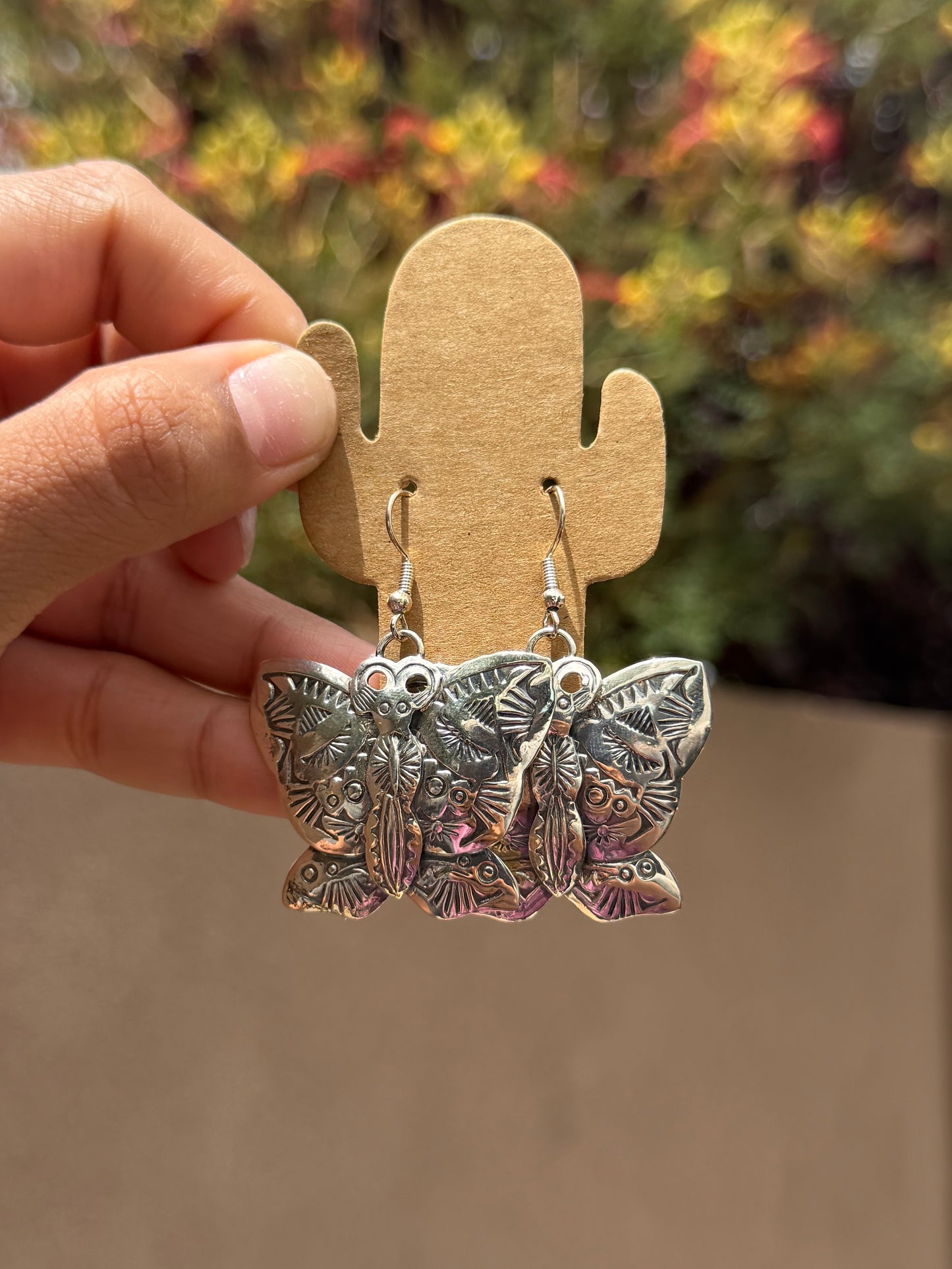 Limbert Perry Moth dangle earrings
