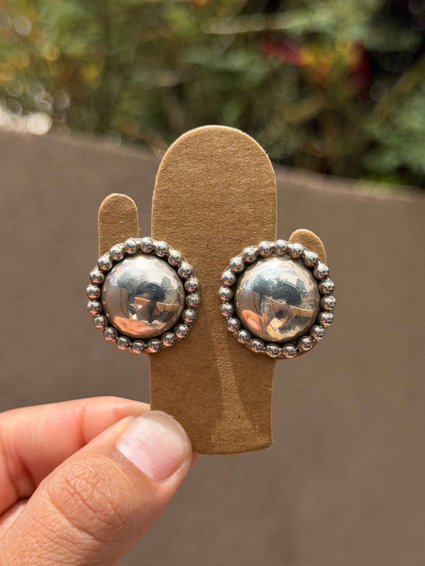 Verna Tahe silver concho studs