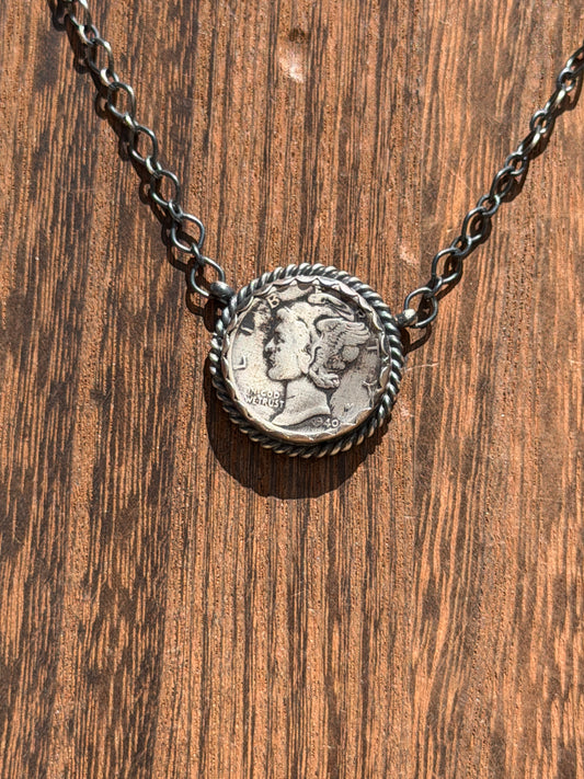 J. Frank Liberty Coin Necklace