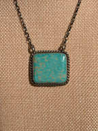 Augustine Largo Kingman Bar Necklace