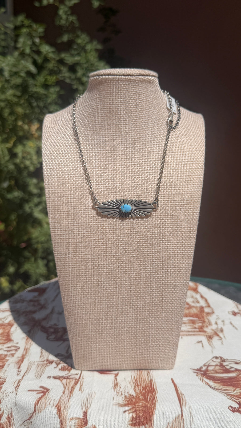 Leroy James Golden Hills Concho necklace