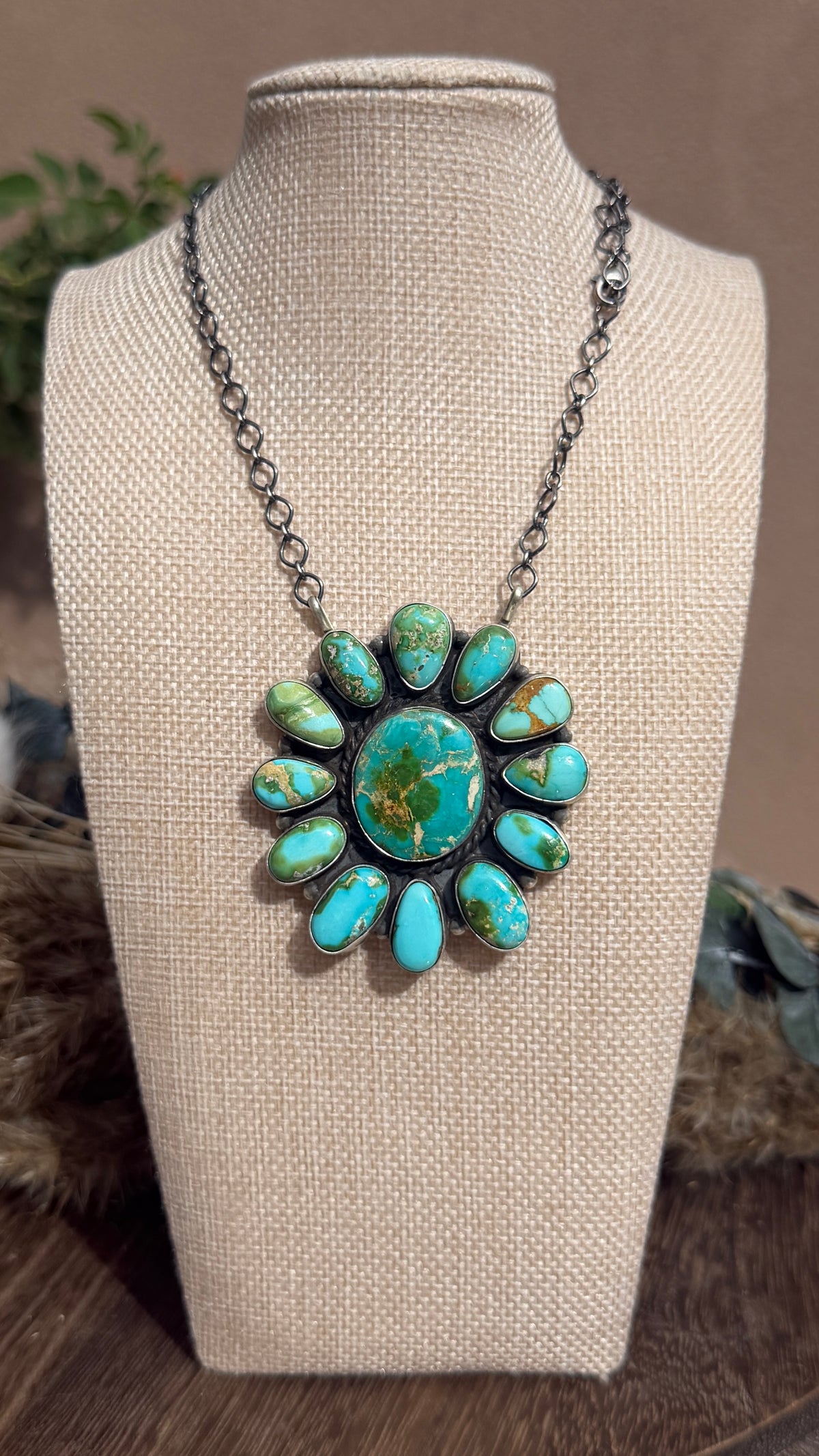 Sonoran Gold Cluster Bar Necklace