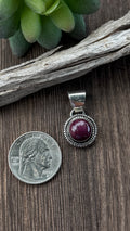 Purple Spiny Pendant