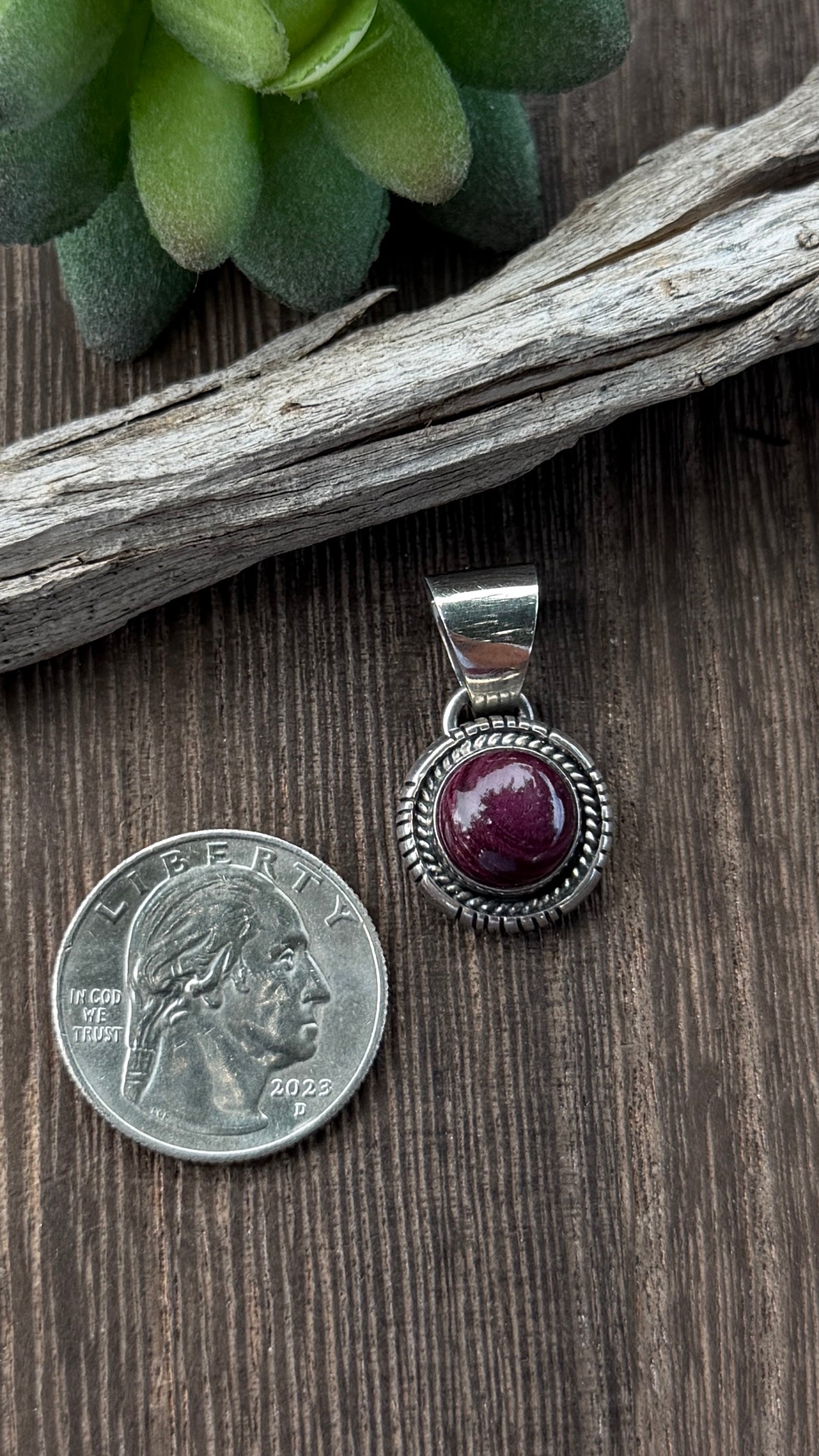 Purple Spiny Pendant