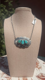 Danny Henio concho & TQ bar necklace