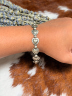 Chris Etsitty Full Heart Bangle
