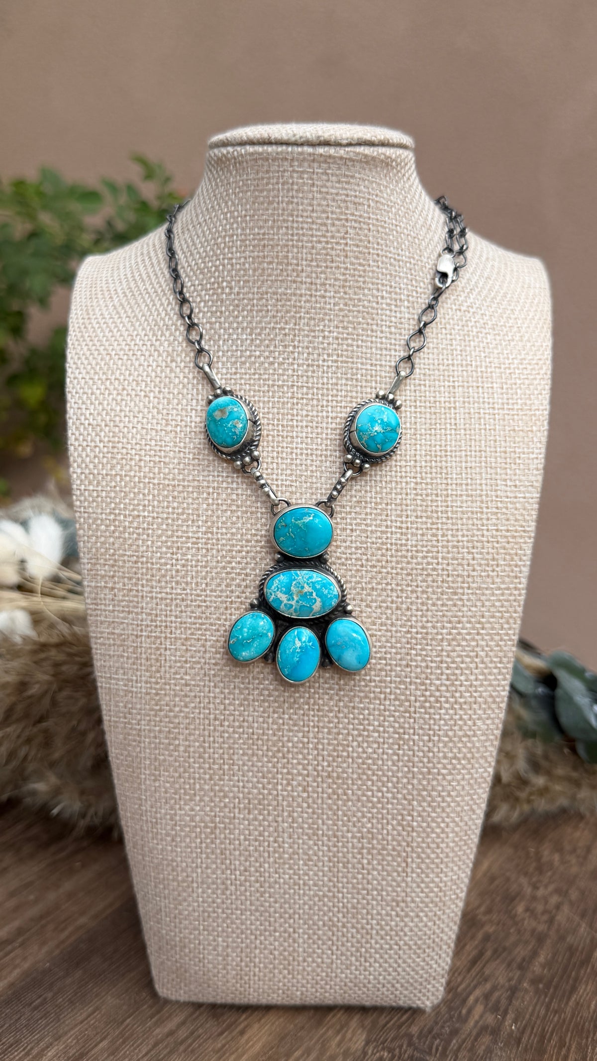 Felicia Yazzie White Water Necklace