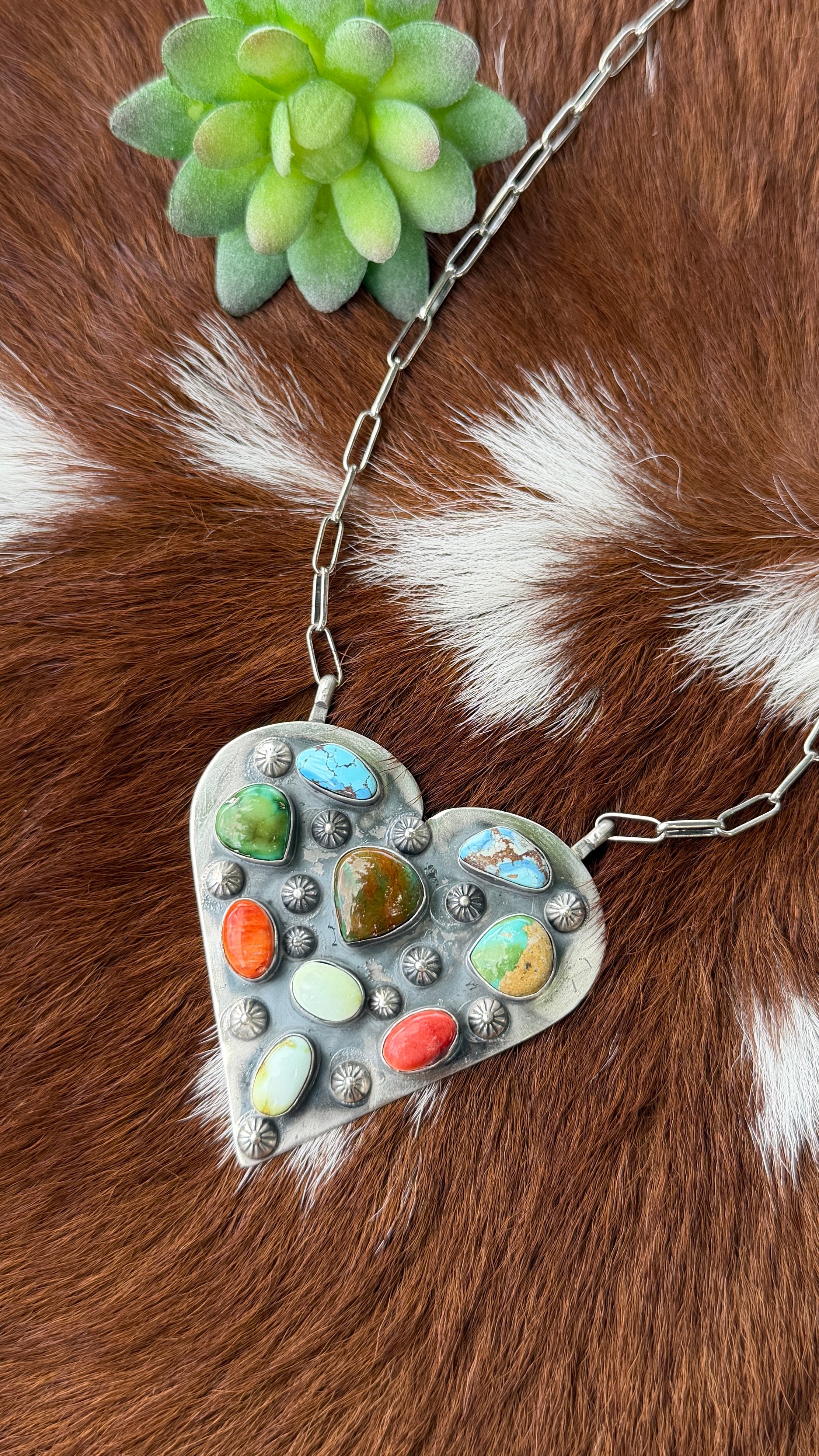 Multi stone heart