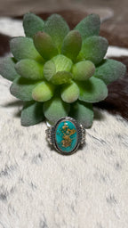 Sam Yellowhair Sonoran Gold Ring, Size 7