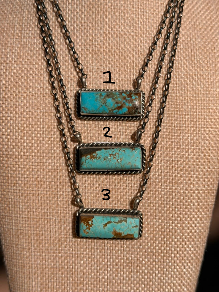 Kingman & Mine #8 Bar Necklaces