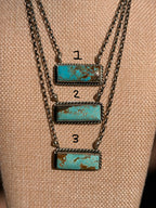 Kingman & Mine #8 Bar Necklaces