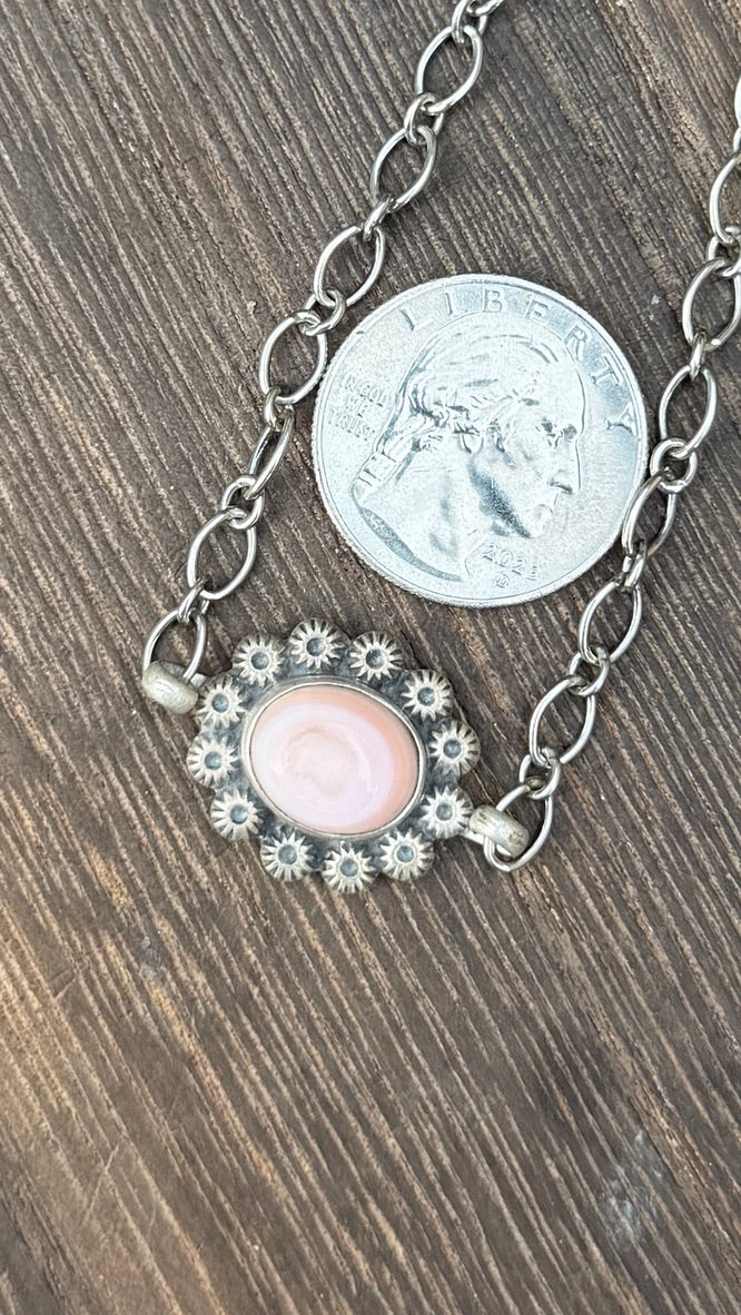 Pink Conch choker