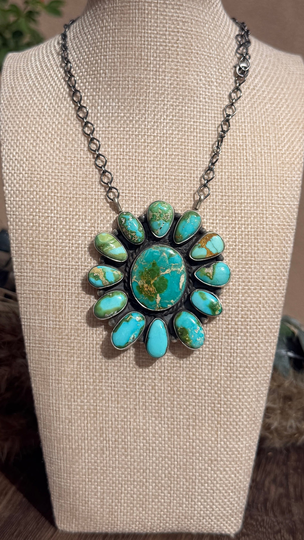 Sonoran Gold Cluster Bar Necklace