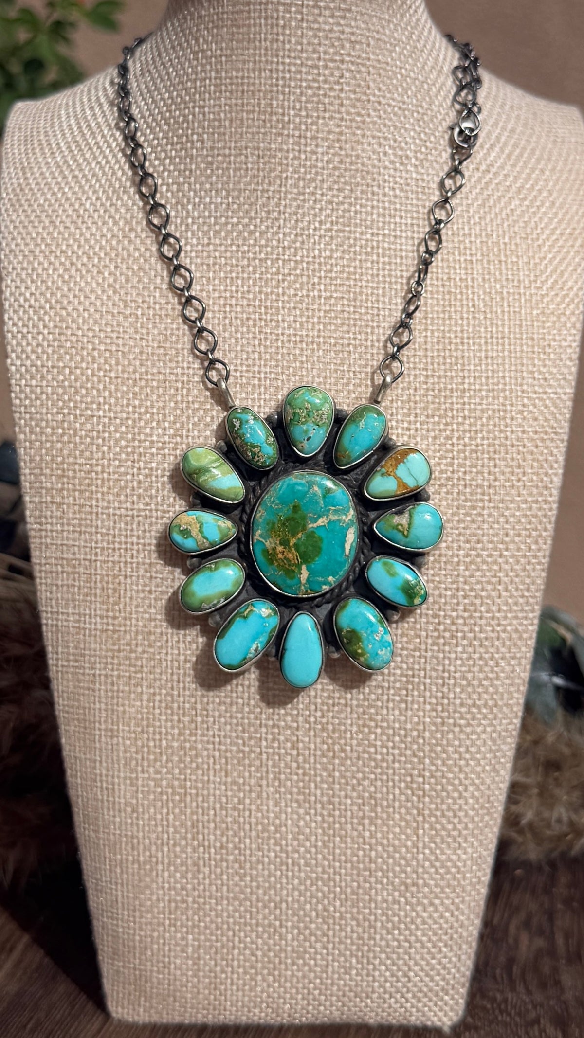 Sonoran Gold Cluster Bar Necklace