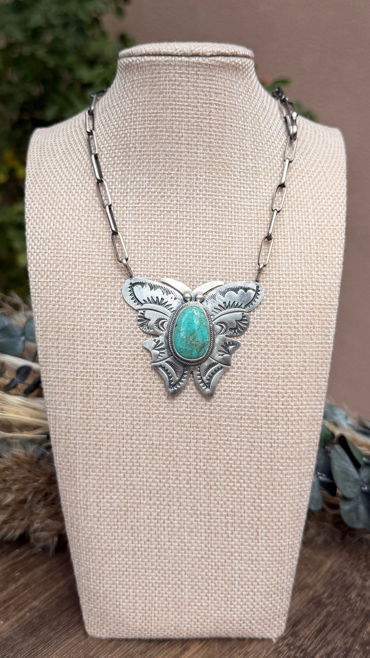 Bobby Johnson Butterfly Necklace