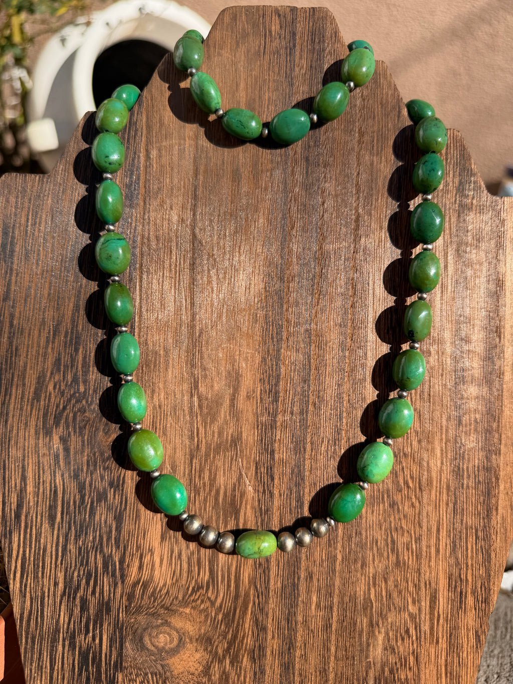 Grandma Cactus TQ & Pearls set 18"