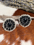 Kee J. Black Onyx Cluster Rings