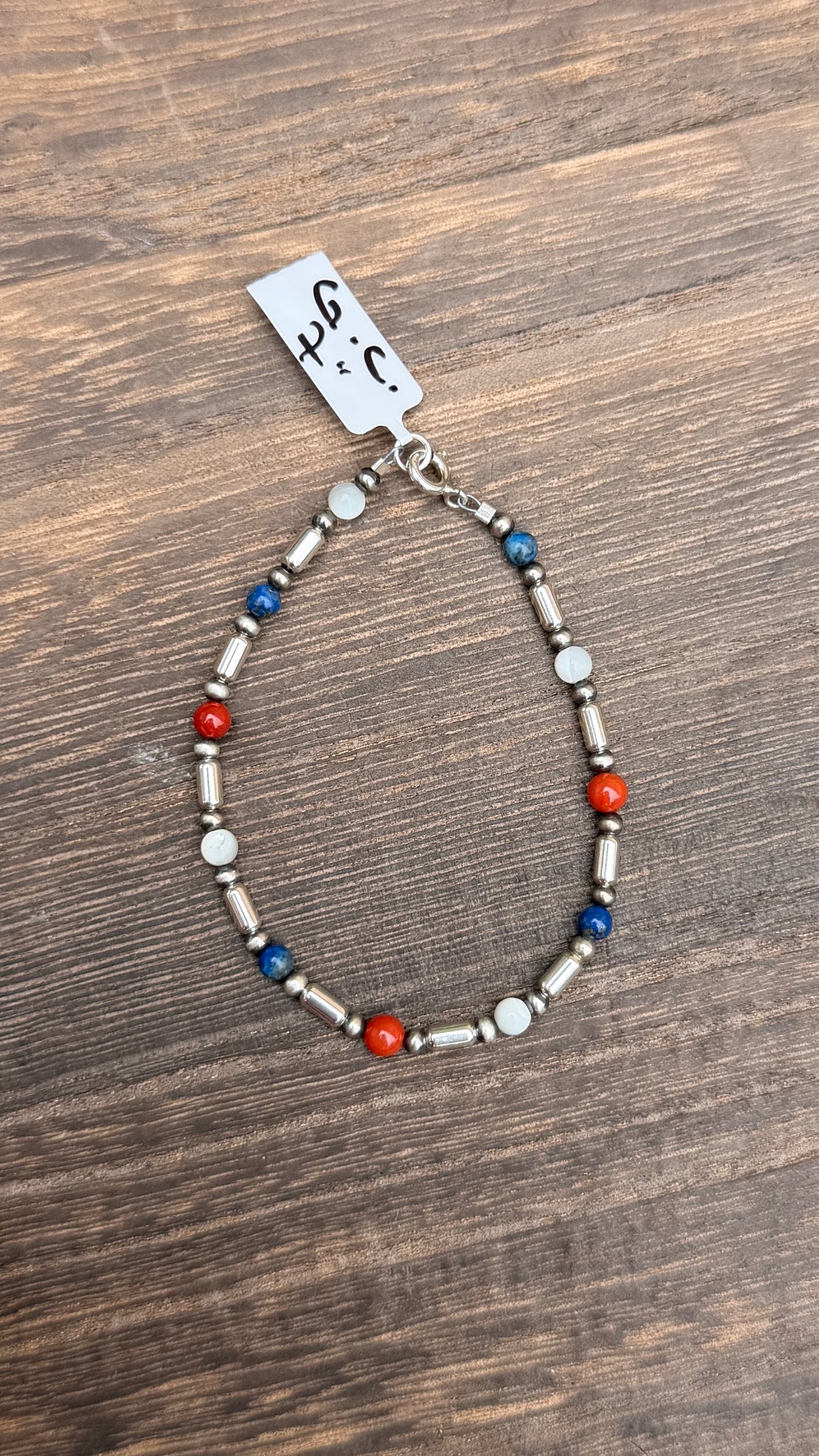 Grandma Cactus Red White & blue bracelet