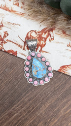 Sleeping Beauty & Golden Hills Pendant