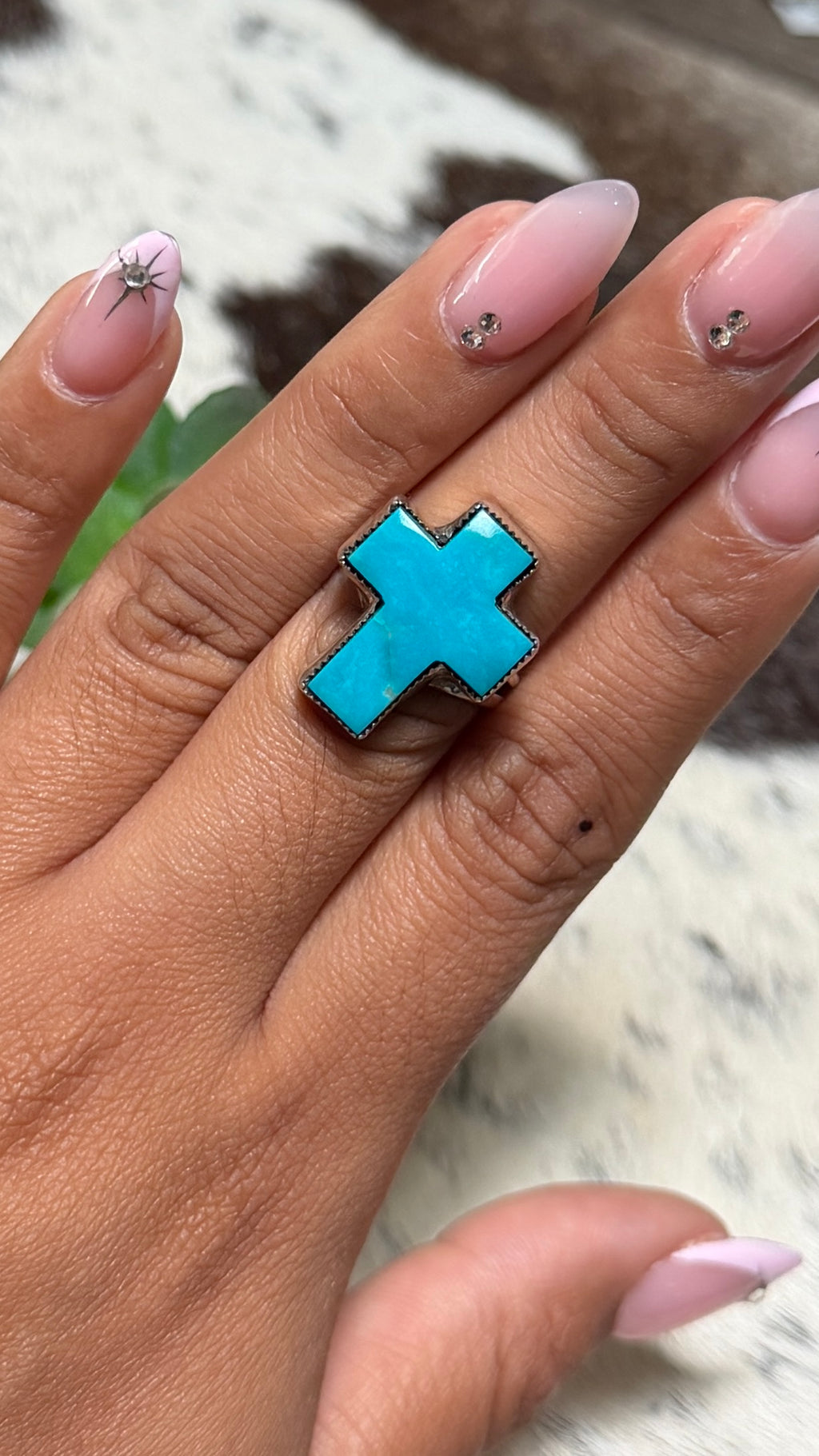 Larry Kayne Kingman Turquoise Ring