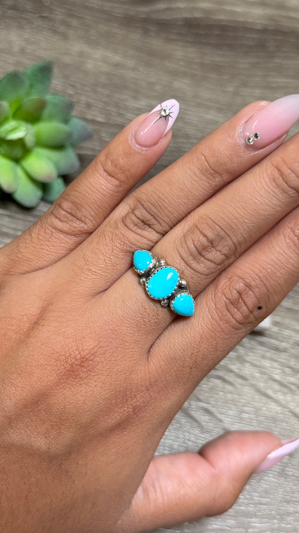 Maranda Ramone Turquoise Ring, Size 8