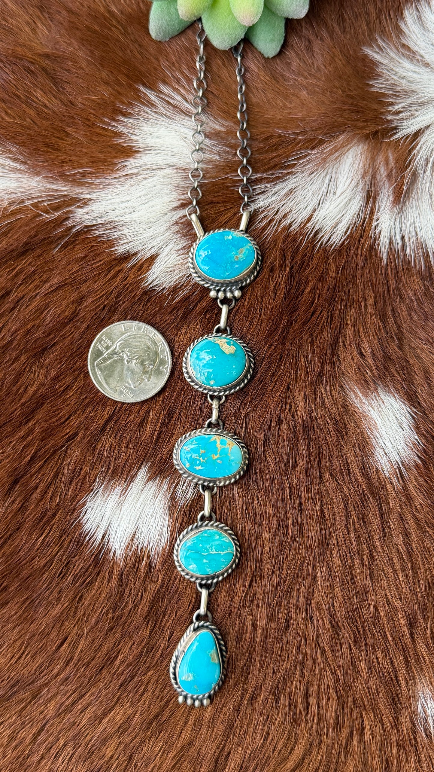 Felecia Yazzie Blue Ridge lariat