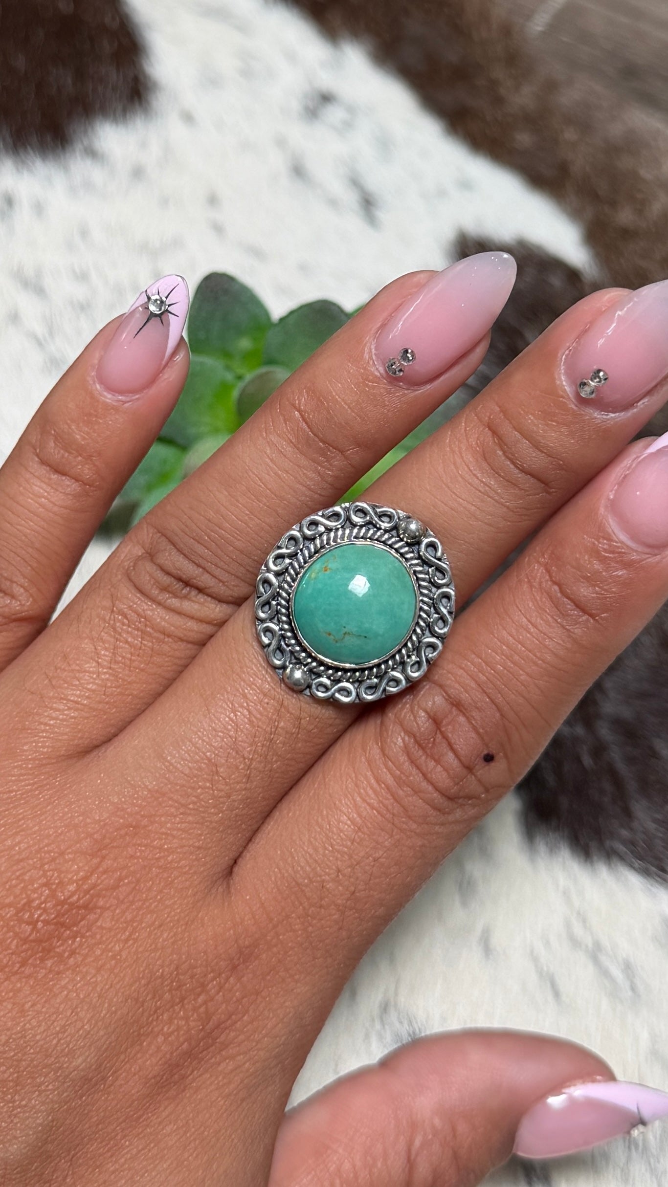 Emerald Valley Turquoise Ring, Size 7