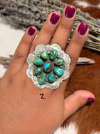 Kee J. Sonoran Gold Cluster Rings