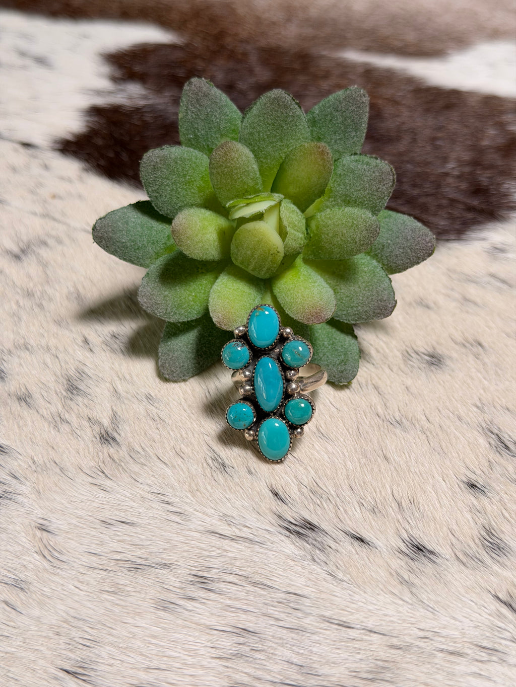 Julia Etsitty Cluster Ring