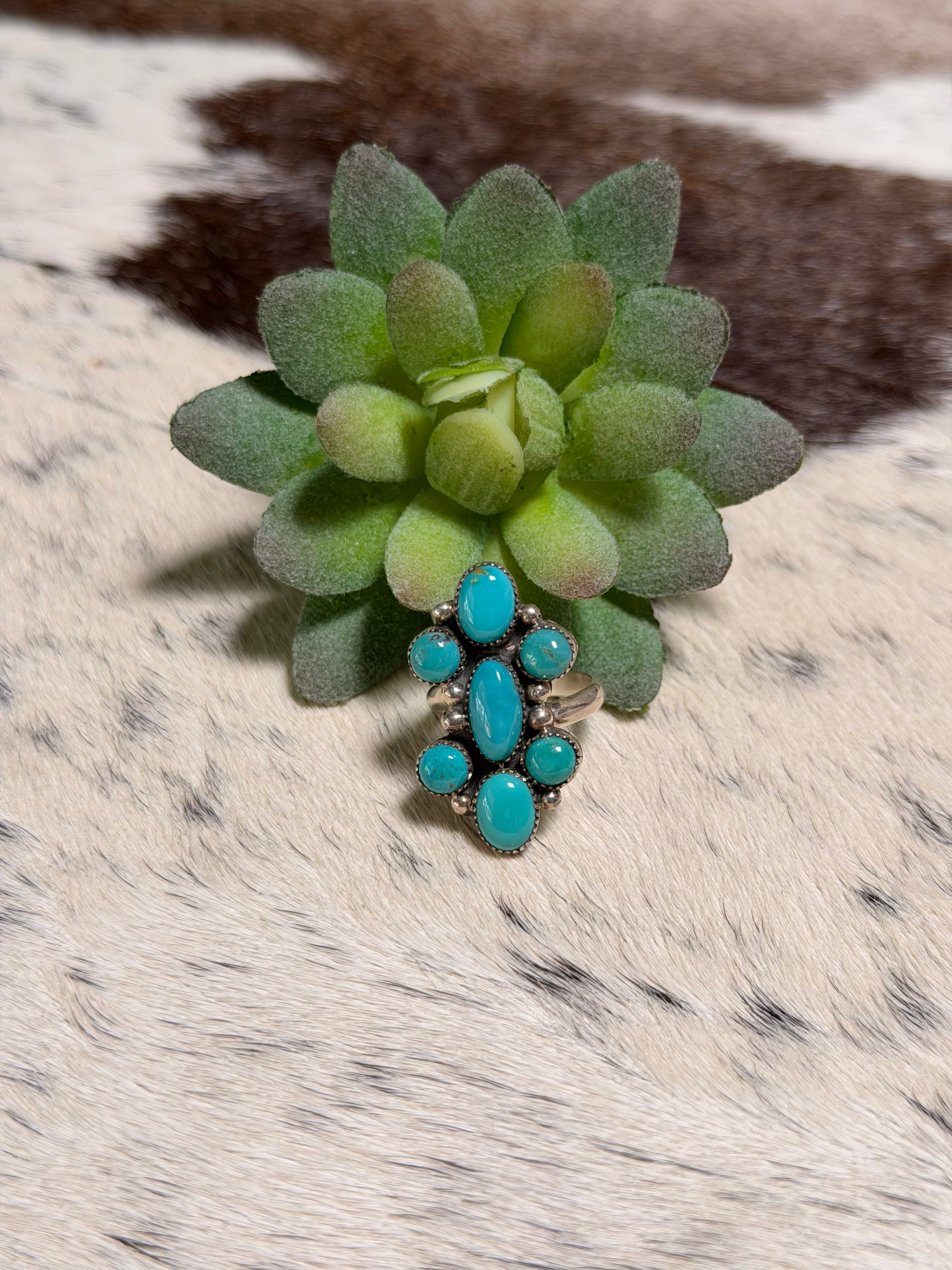 Julia Etsitty Cluster Ring