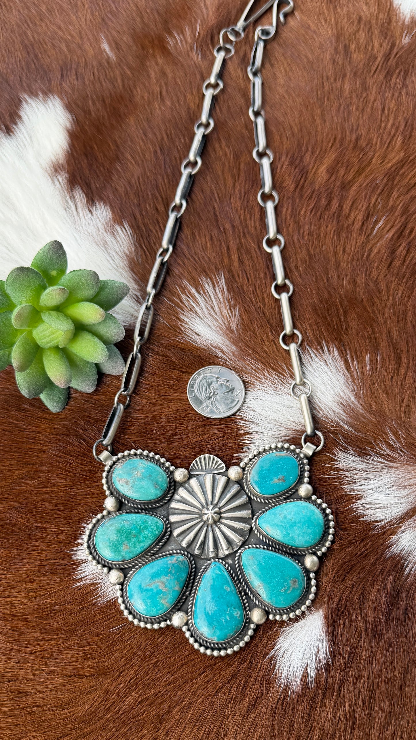 Alex Sanchez Kingman Turquoise large cluster