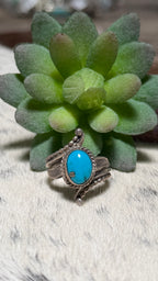 Thomas Yazzie Kingman Ring, Size 7