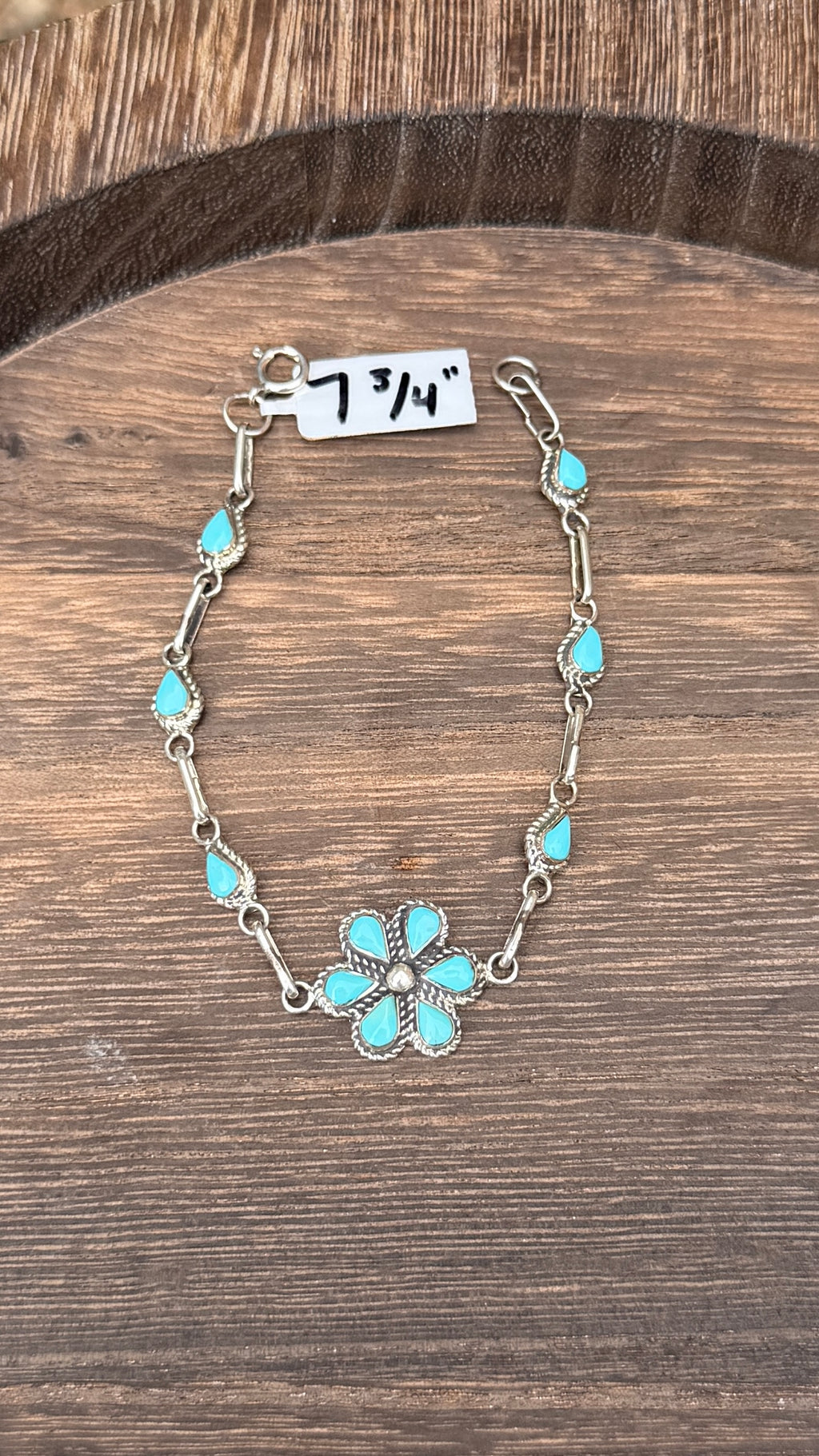 Gina Dosedo Zuni flower bracelet
