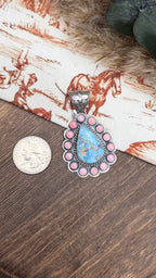 Sleeping Beauty & Golden Hills Pendant